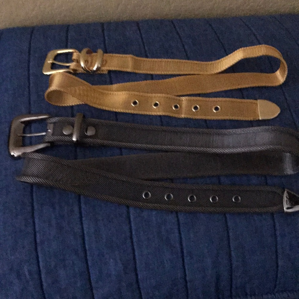 Set 2 metallic belts